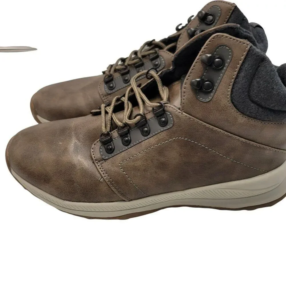 Khombu Mens Size 10 Hiking Boots New Insulated Lace Up Winter Ski Snow Street